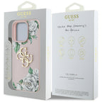 Guess dėklas iPhone 16 Pro Max – rožinis