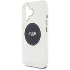 Guess IML MagSafe dėklas iPhone 16 – juodas