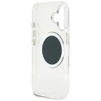 Guess IML MagSafe dėklas iPhone 16 – juodas