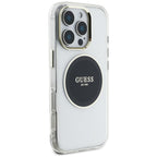 Guess MagSafe dėklas iPhone 16 Pro – juodas -- iPhone 16 Pro