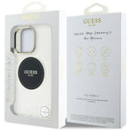 Guess MagSafe dėklas iPhone 16 Pro – juodas -- iPhone 16 Pro