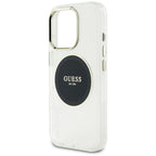Guess MagSafe dėklas iPhone 16 Pro Max – juodas