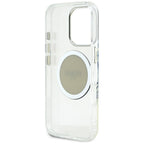 Guess MagSafe dėklas iPhone 16 Pro Max – pilkas