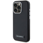Karl Lagerfeld MagSafe dėklas iPhone 15 Pro – juodas