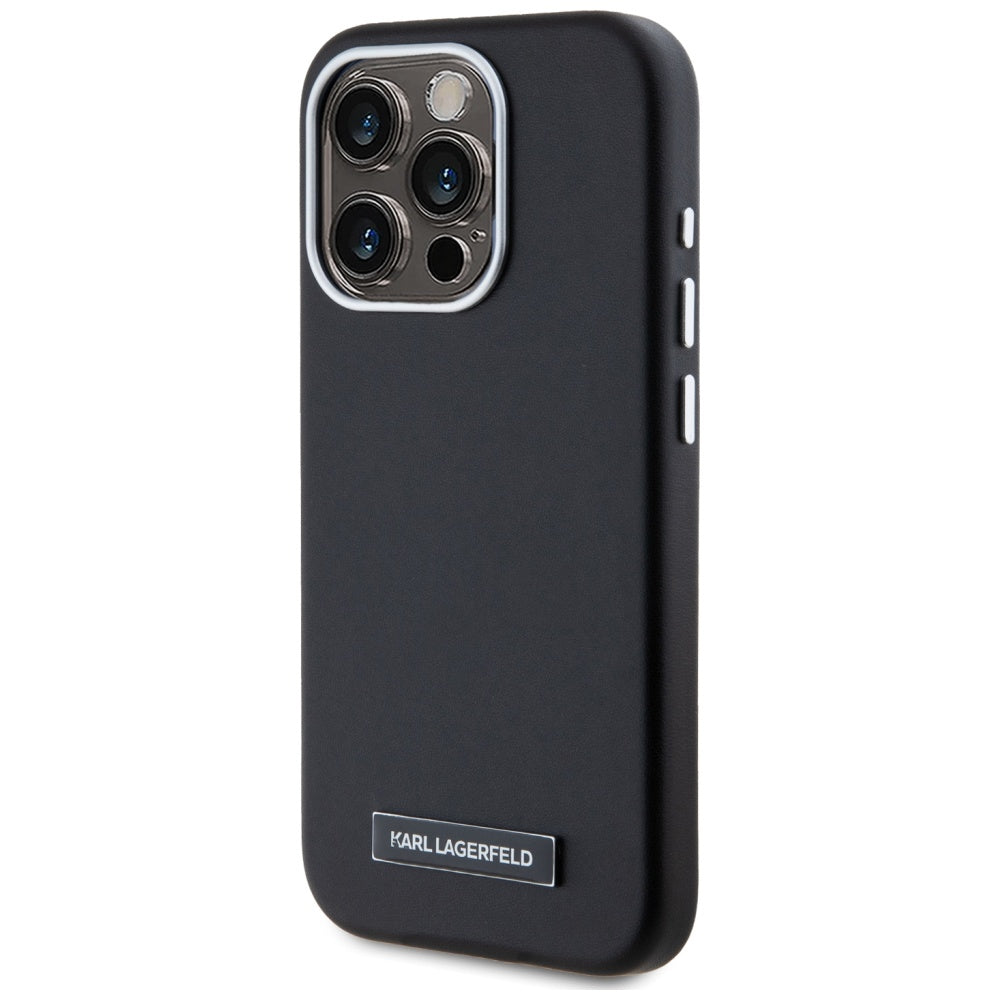 Karl Lagerfeld MagSafe dėklas iPhone 15 Pro Max – juodas