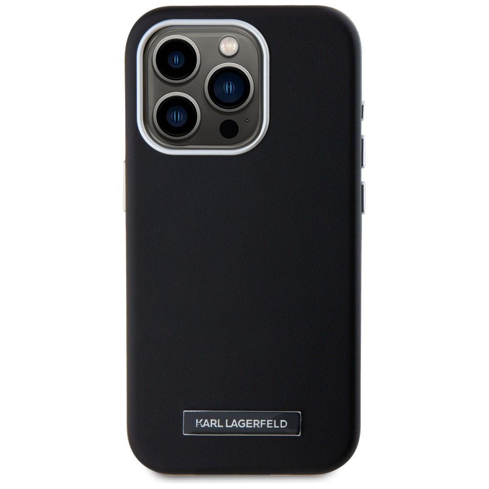 Karl Lagerfeld MagSafe dėklas iPhone 15 Pro Max – juodas