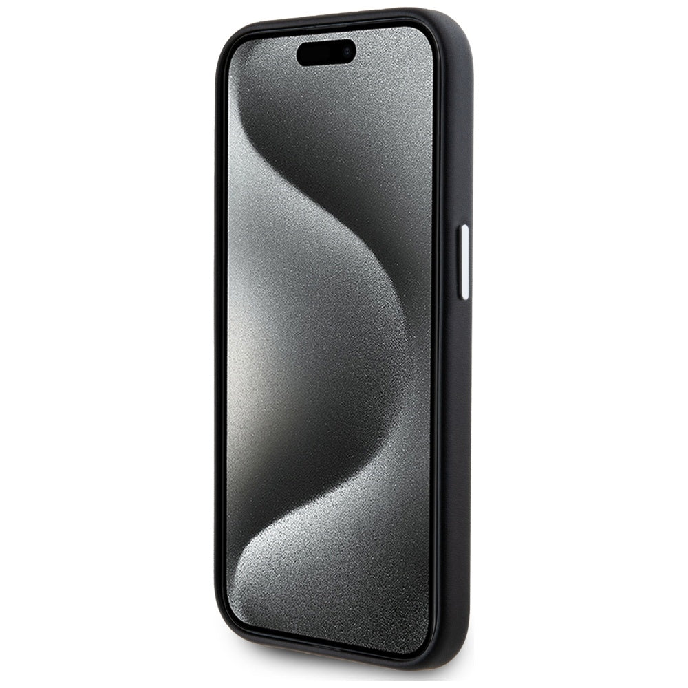 Karl Lagerfeld MagSafe dėklas iPhone 15 Pro Max – juodas
