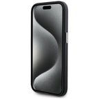 Karl Lagerfeld MagSafe dėklas iPhone 15 Pro Max – juodas