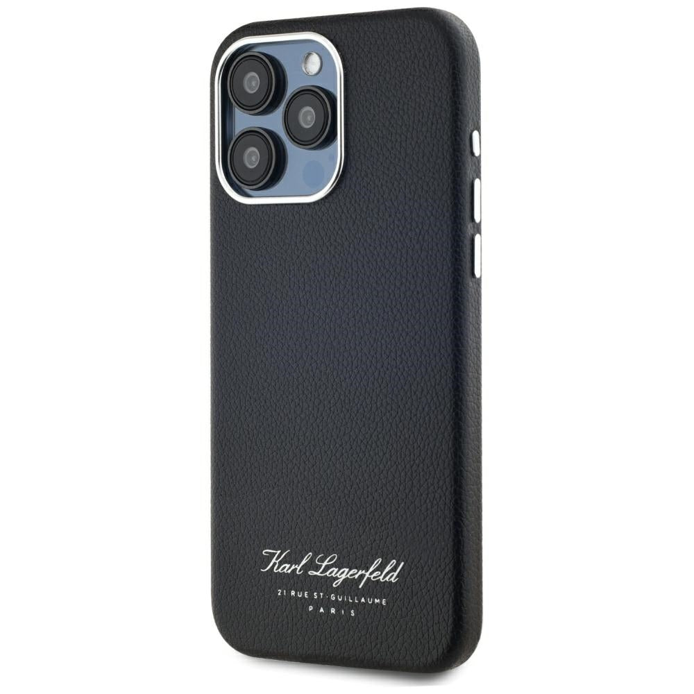 Karl Lagerfeld Hotel RSG dėklas iPhone 15 Pro – juodas