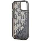 Karl Lagerfeld dėklas iPhone 15 – juodas, blizgučiai -- iPhone 15