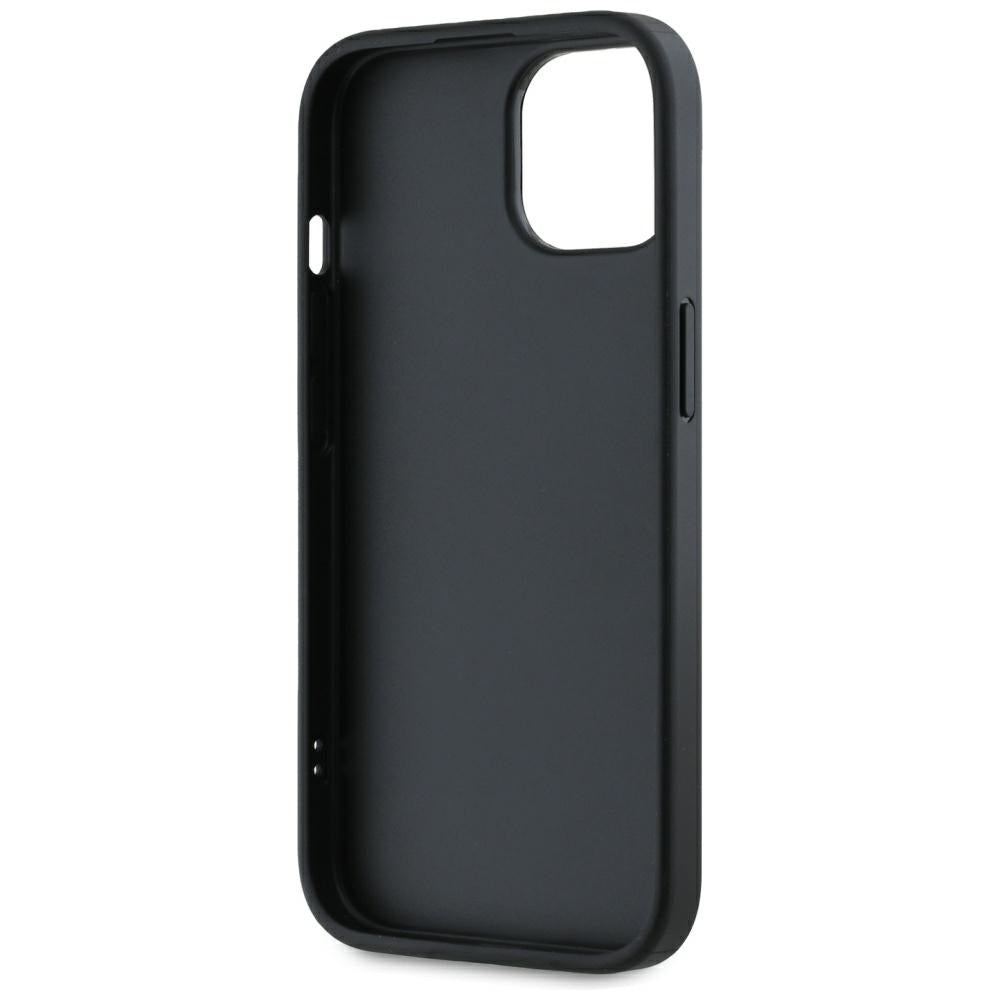Karl Lagerfeld dėklas iPhone 15 – raudonas su virvele