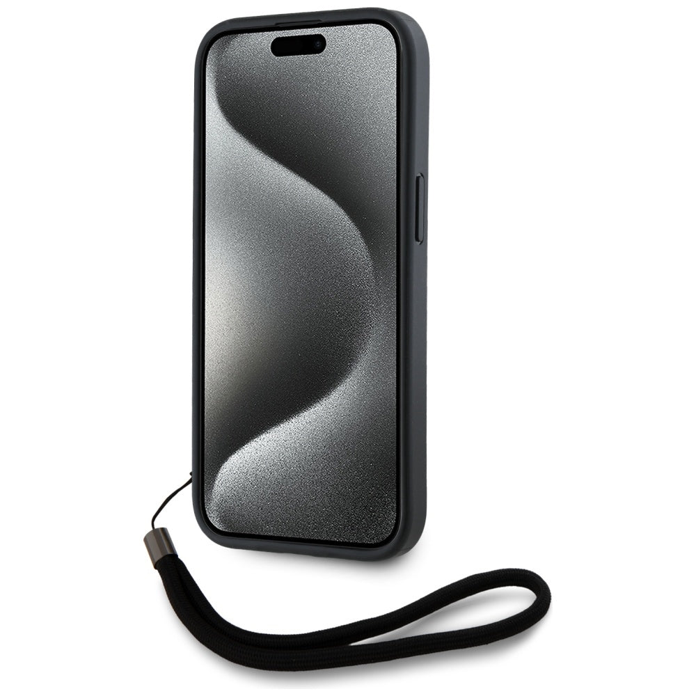 Karl Lagerfeld dėklas iPhone 15 Pro Max – raudonas