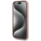 Karl Lagerfeld dėklas iPhone 15 Pro Max – rožinis