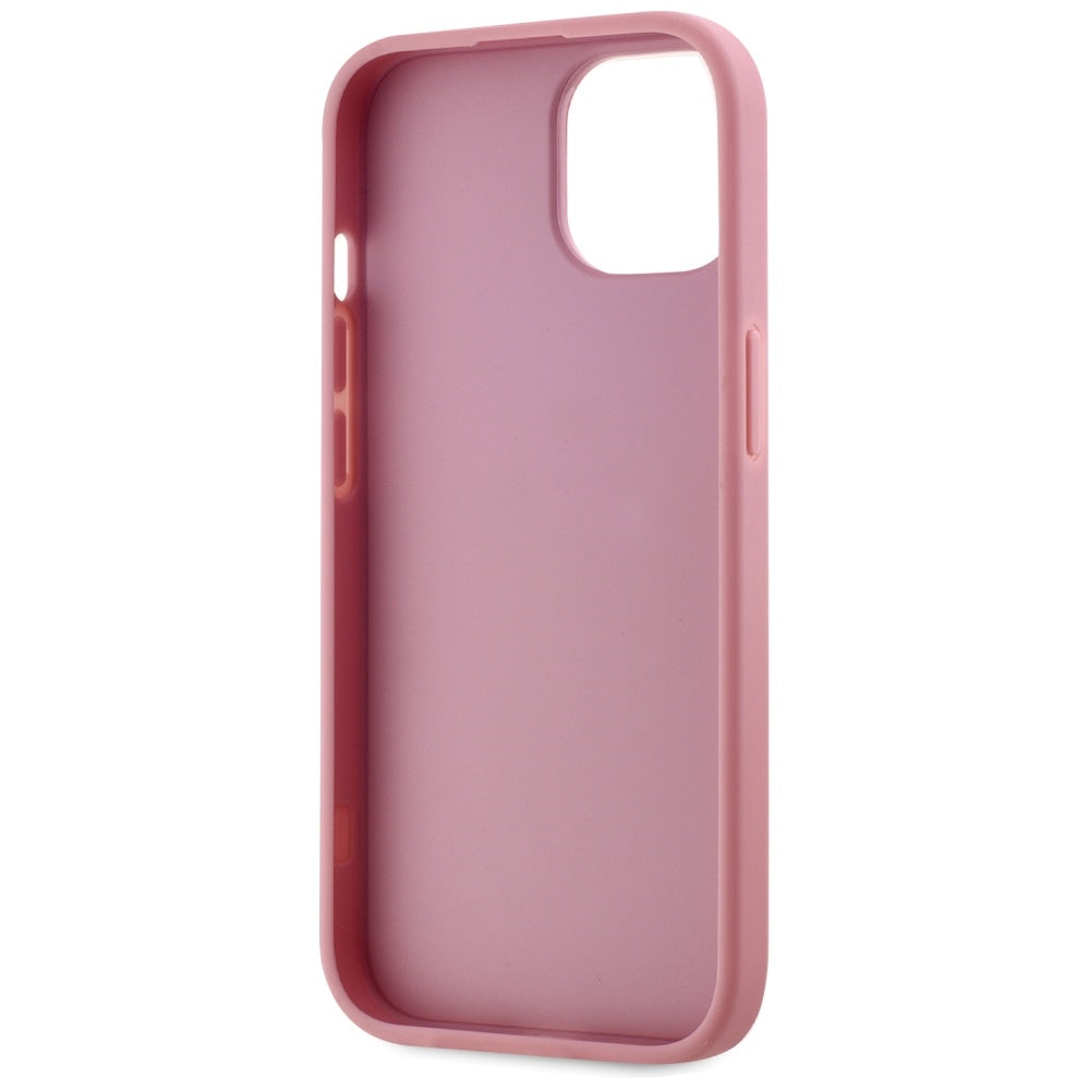 Karl Lagerfeld eko odos dėklas iPhone 15 – rožinis