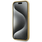 Karl Lagerfeld dėklas iPhone 15 – auksinis
