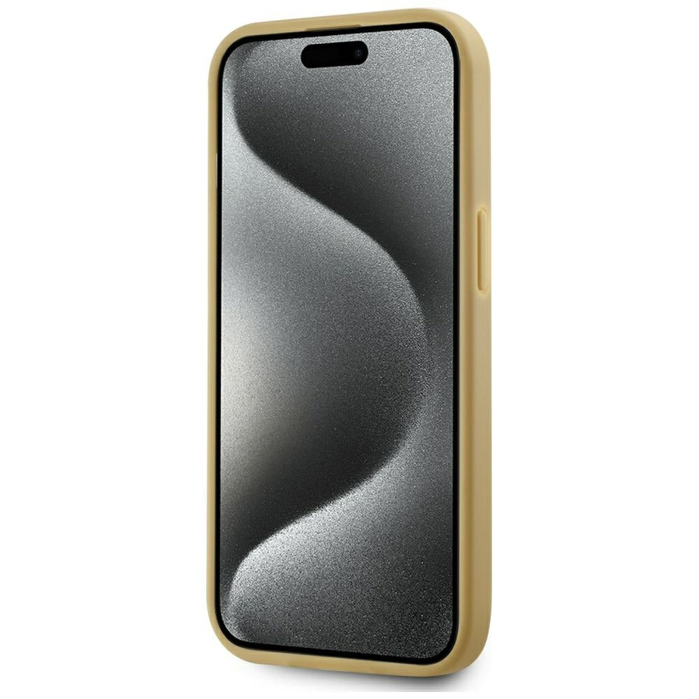 Karl Lagerfeld dėklas iPhone 15 – auksinis