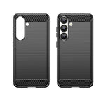 Carbon TPU dėklas Samsung Galaxy F06 5G – juodas -- Samsung Galaxy F06