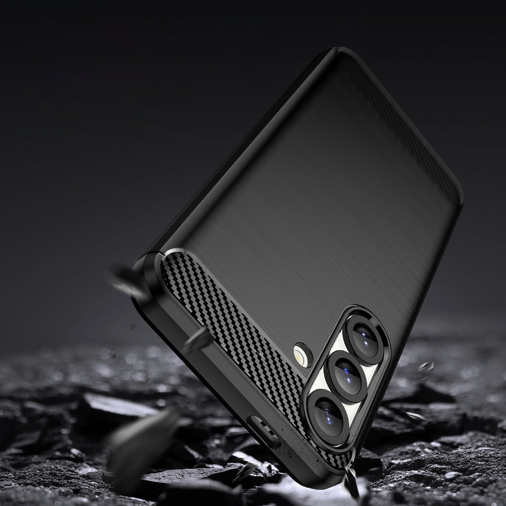TPU anglies rašto dėklas Samsung Galaxy M16 5G – juodas -- Samsung Galaxy M16