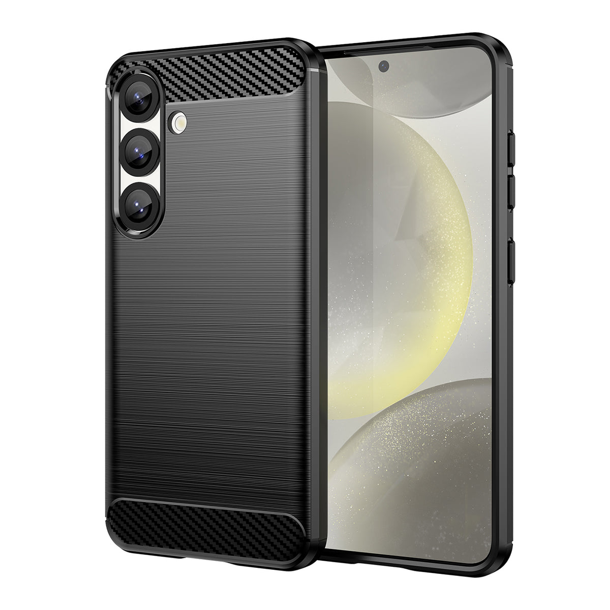 TPU Carbon dėklas Xiaomi Poco X7 Pro / Redmi Turbo 4 – juodas -- Xiaomi Redmi Turbo 4