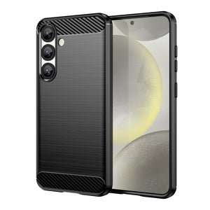 TPU Carbon dėklas Xiaomi Poco X7 Pro / Redmi Turbo 4 – juodas -- Xiaomi Redmi Turbo 4