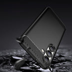 Carbon Case TPU dėklas Xiaomi Poco F7 Pro – juodas -- Xiaomi Poco F7 Pro