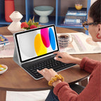 Tech-Protect SC rašiklis + klaviatūros dėklas, skirtas iPad 10.9" 2022 (10th gen.) / 11" 2025 (11th gen.) – pilka