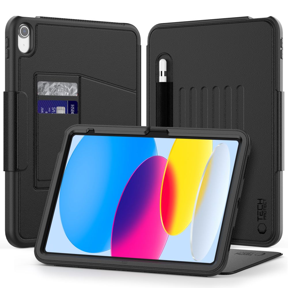 Tech-Protect SC Pen iPad 10.9" 2022 (10th gen.) / 11" 2025 (11th gen.) Dėklas - juodas