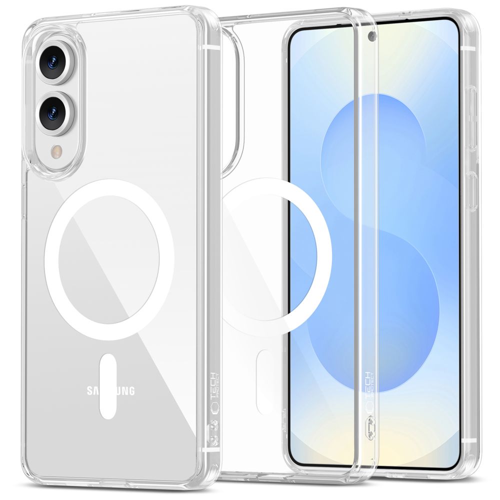 Tech-Protect FlexAir MagSafe dėklas Galaxy S25 Edge – skaidrus -- Samsung Galaxy S25 Edge