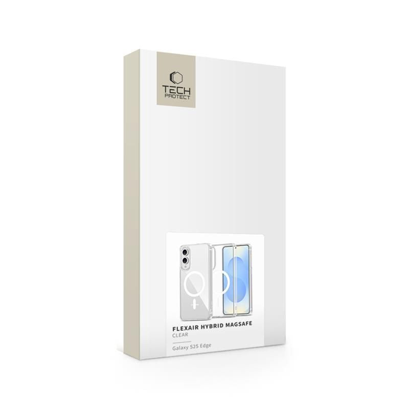 Tech-Protect FlexAir MagSafe dėklas Galaxy S25 Edge – skaidrus -- Samsung Galaxy S25 Edge