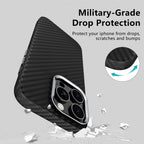 Tech-Protect Ion Carbon MagSafe dėklas iPhone 16 Pro Max – juodai pilkas -- iPhone 16 Pro Max