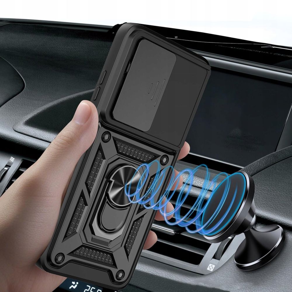 Tech-Protect CamShield Pro dėklas, skirtas Motorola Moto G15 – juodas -- Motorola Moto G15