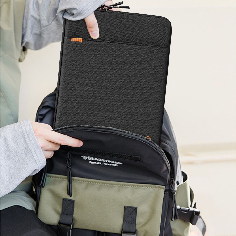 Tech-Protect Defender nešiojamojo kompiuterio ir planšetės krepšys 11-13" - Juodas -- Laptop Bags