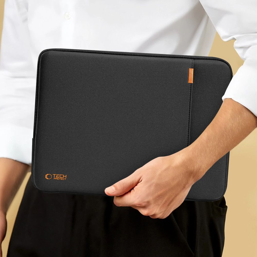Tech-Protect Defender nešiojamojo kompiuterio ir planšetės krepšys 11-13" - Juodas -- Laptop Bags