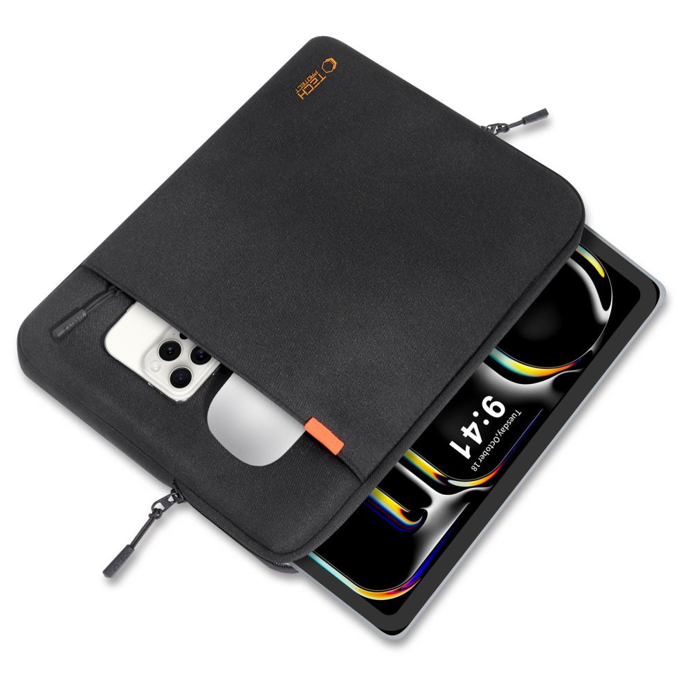 Tech-Protect Defender nešiojamojo kompiuterio ir planšetės krepšys 11-13" - Juodas -- Laptop Bags