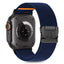 Tech-Protect nailoninis užsegimas, skirtas Apple Watch 44 / 45 / 46 / 49 mm – tamsiai mėlynas -- Apple Watch 44