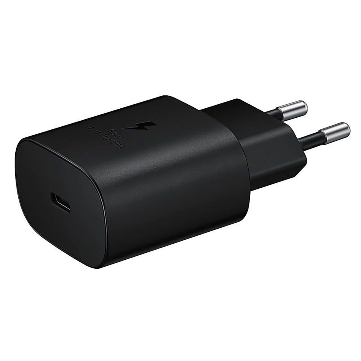 Samsung 25W EP-TA800EBE USB-C sieninis įkroviklis (Replacement Pack) - juodas -- Samsung 25W EP-TA800EBE USB-C sieninis