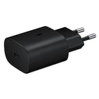 Samsung 25W EP-TA800EBE USB-C sieninis įkroviklis (Replacement Pack) - juodas -- Samsung 25W EP-TA800EBE USB-C sieninis