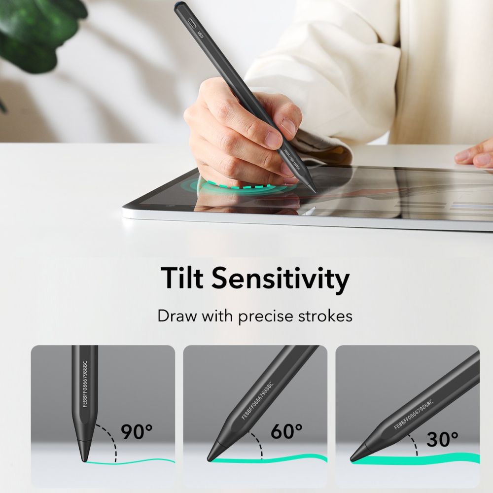 ESR Geo Digital Stylus - juodas -- Stylus Pens