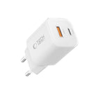 Tech-Protect NCM33W 2 jungčių PD33W/QC3.0 sieninis įkroviklis - baltas -- Cell phone chargers