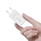 Tech-Protect NCM33W 2 jungčių PD33W/QC3.0 sieninis įkroviklis - baltas -- Cell phone chargers