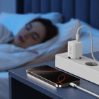 Tech-Protect NCM33W 2 jungčių PD33W/QC3.0 sieninis įkroviklis - baltas -- Cell phone chargers