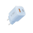 Tech-Protect NCM33W 2 jungčių PD33W/QC3.0 sieninis įkroviklis - mėlynas -- Cell phone chargers
