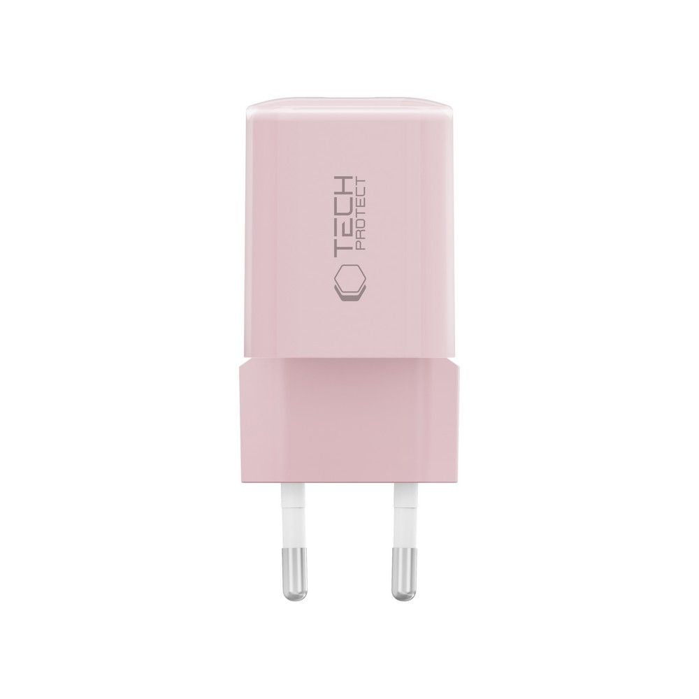 Tech-Protect NCM33W 2 jungčių PD33W/QC3.0 sieninis įkroviklis - rožinis -- Cell phone chargers