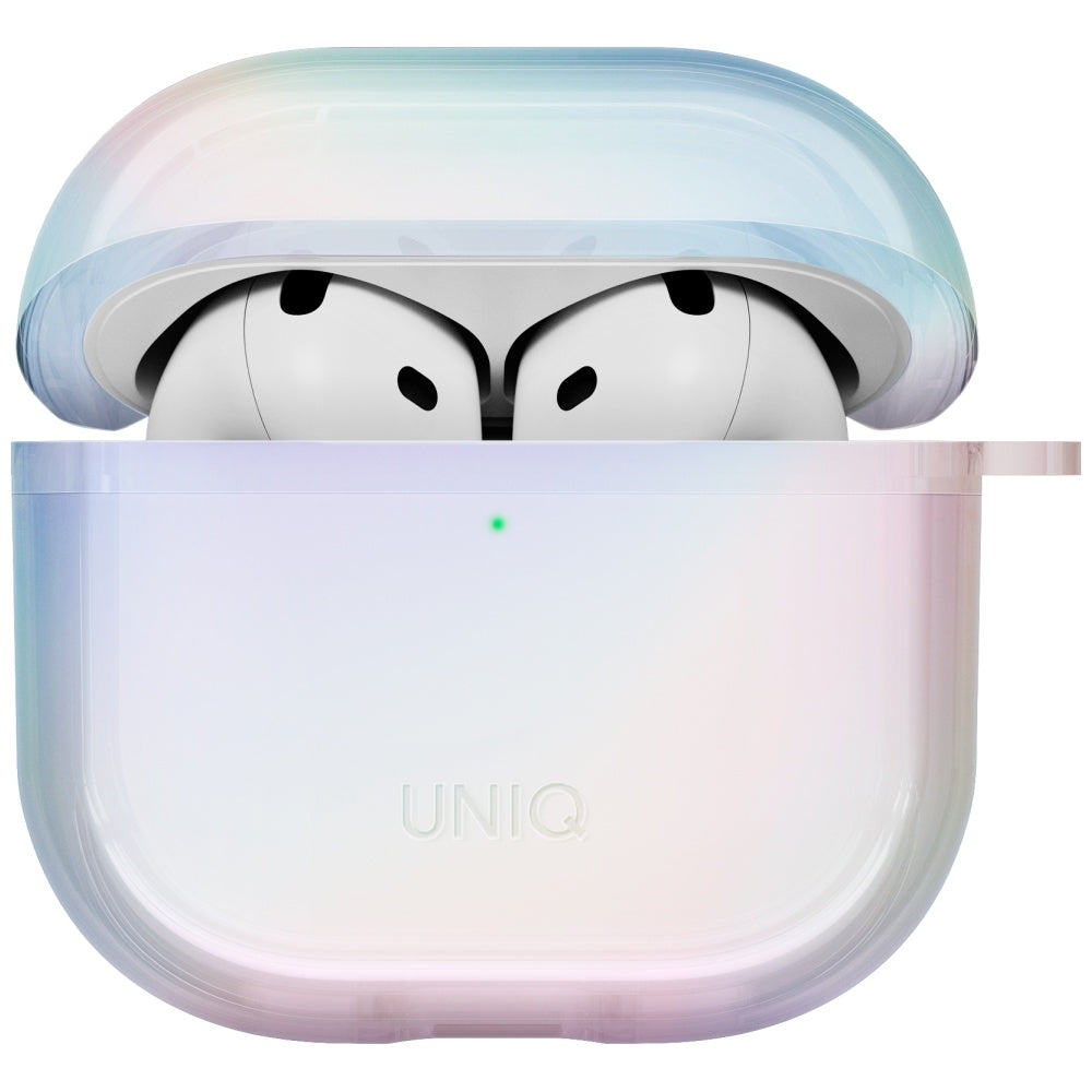 Uniq Iridescia dėklas AirPods 4 – Holo Quartz