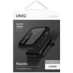 Uniq Nautic Apple Watch 42 mm dėklas su stiklu – juodas -- Apple Watch 1 42 mm