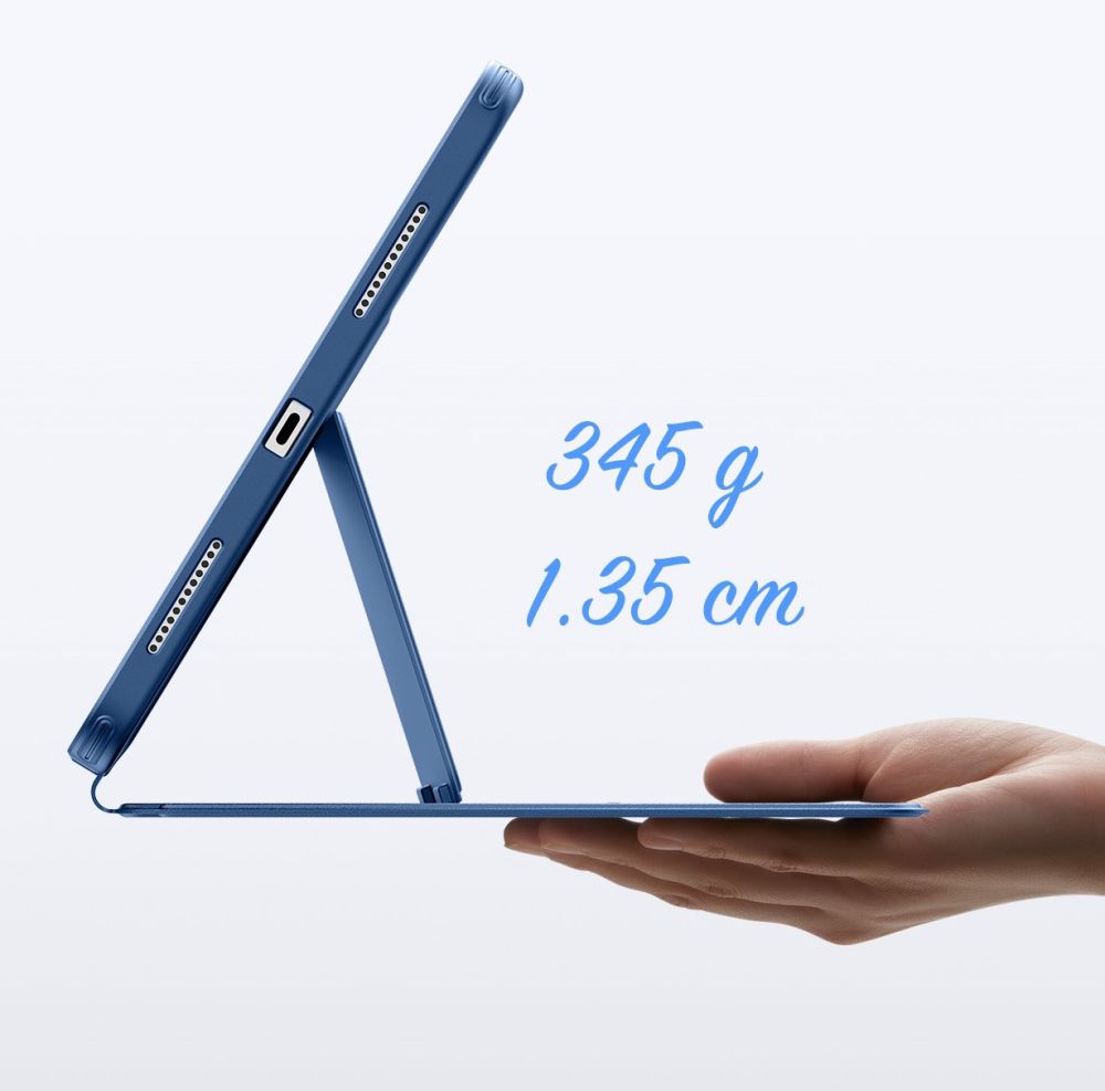 ESR Apverčiamas hibridinis dėklas, skirtas iPad 10.9" 2022 / iPad 11" 2024 - mėlynas