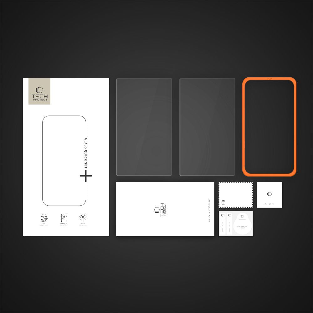 Tech-Protect Easy Set+ grūdintas stiklas Nintendo Switch 2 (2 vnt.) -- Cell phone tempered glass