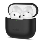 Tech-Protect silikoninis dėklas AirPods 4 – juodas -- AirPods 4