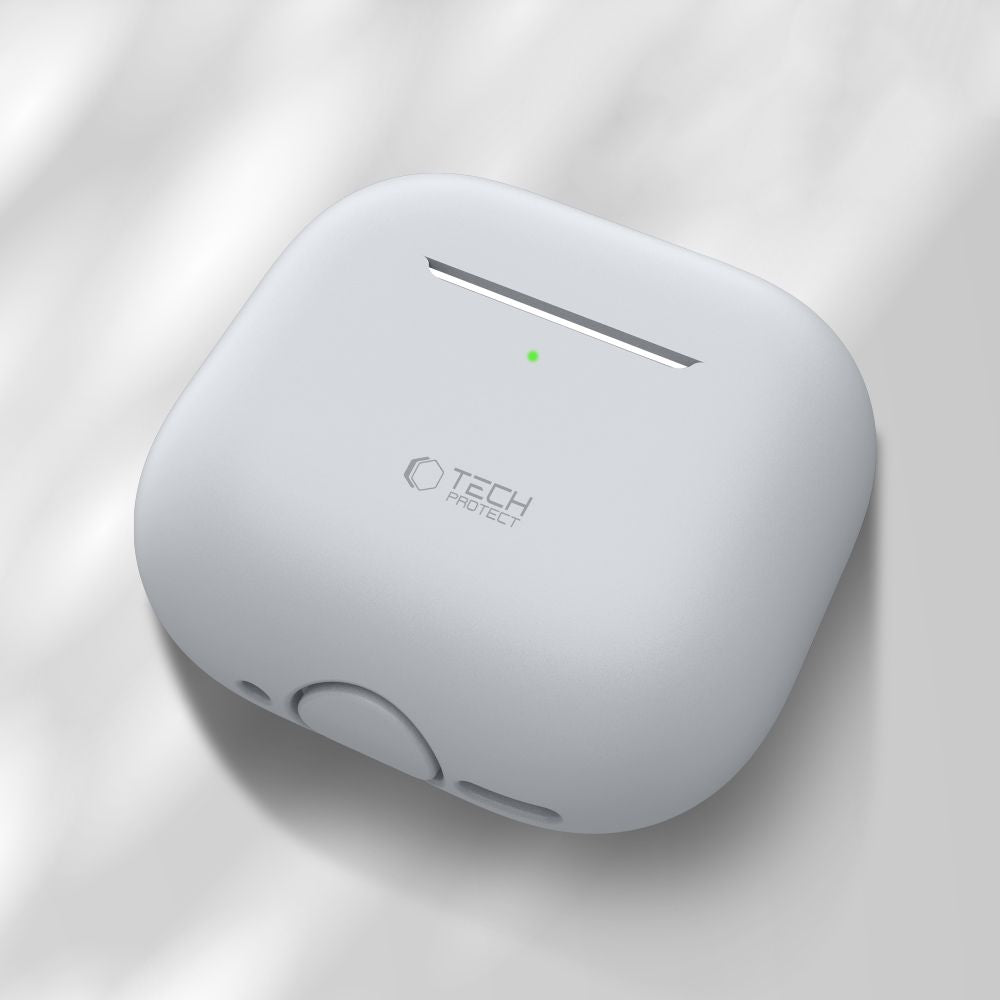 Tech-Protect silikoninis dėklas AirPods 4 – pilkas -- AirPods 4