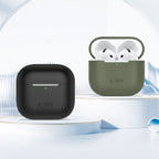 Tech-Protect silikoninis dėklas AirPods 4 – pilkas -- AirPods 4